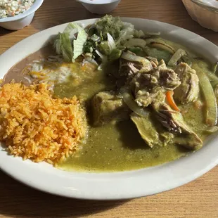 10. Lunch Chile Verde