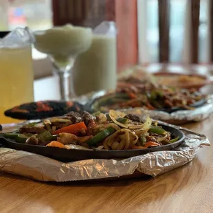 Super Bowl special fajita 10.99 1/2 pitcher margarita only 9.99 all day