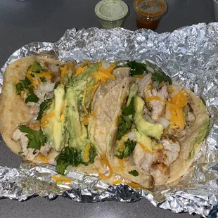 Chicken Trio Tacos