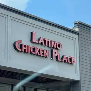 the front of the restaurant