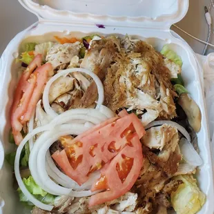 Grilled chicken salad