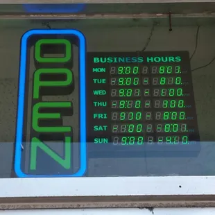 business hours and hours