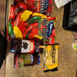 Aji , aceituna y mas