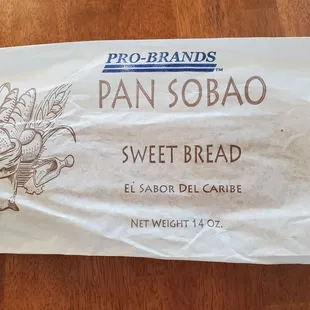 Pan Sobao - The only 2 loaves left this afternoon. Go early before they sell out.