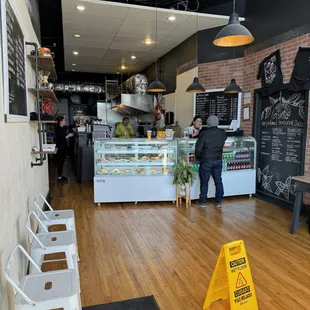a man standing in front of the counter