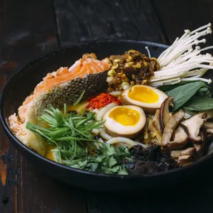 Salmon ramen pop-up