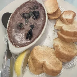 Escargot was really good.