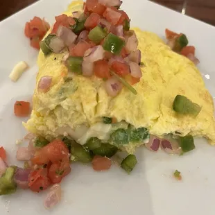From the omelet bar