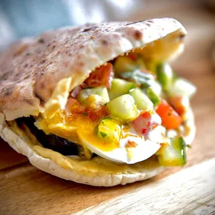 Mediterranean Breakfast Pita