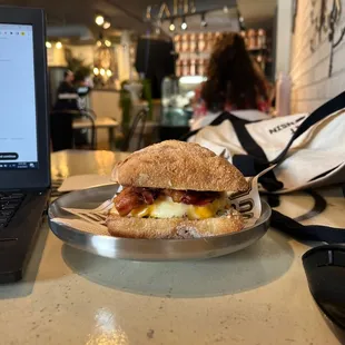 Breakfast sandwich
