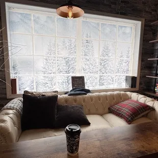A little cozy spot to enjoy your cup of Coffee