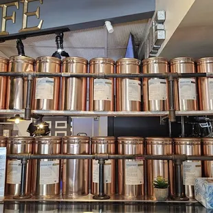 Lots of bulk teas to choose from.