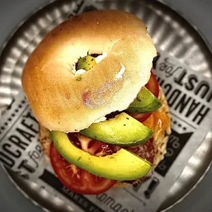 Breakfast Bagel Deluxe, yum!