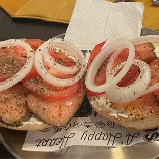 Bagel sandwich