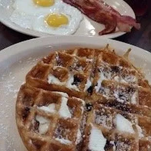 Delicious waffles.