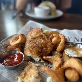 Breaking into the fish &amp; chips