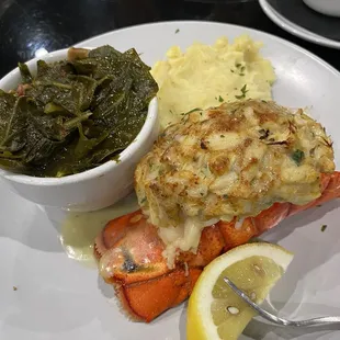 Crab Stuffed Lobster