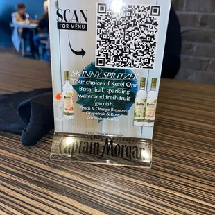 This is the QR code for the menu