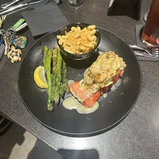 Crab Stuffed Lobster Tail