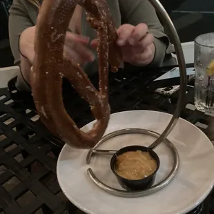 Giant Pretzel and Beer Cheese