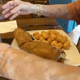 Cheesesteak and Tater Loaded Tator Tots