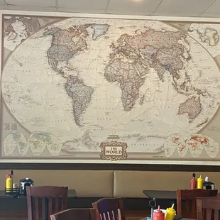 World Map Wall Art