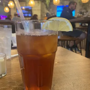 Iced Unsweetened Tea