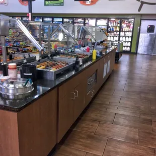 More hot dogs and taquitos on the other side