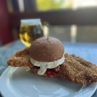 Katsu Schnitzel Sandwich