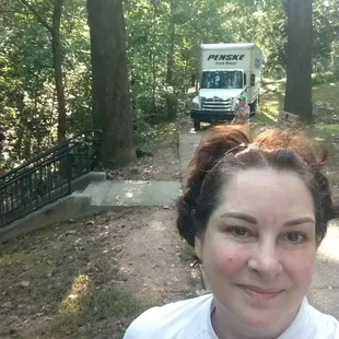 Volunteering to pull invasives! We filled up that whole truck!