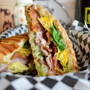 Loaded breakfast panini