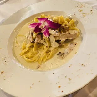 Fettuccine Alfredo with Chicken