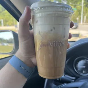 Pumpkin cold foam cold brew