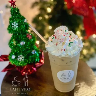 Iced Chocolate Peppermint Latte