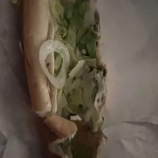 Lack of meat on the sub and messy