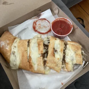 505. Steak, Onion &amp; Cheese Boli - MEDIUM