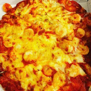 Shrimp pizza