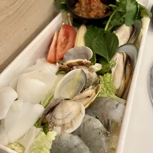 Seafood platter