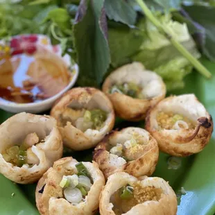 Banh Khot (shrimp cakes)