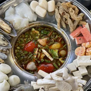 Thailand combo hot pot