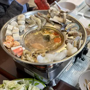 Spicy Thai Hot Pot with Seafood $36.95