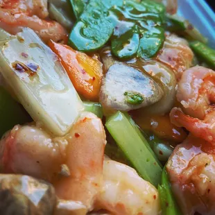 Spicy 116. Shrimp with Mixed Vegetables