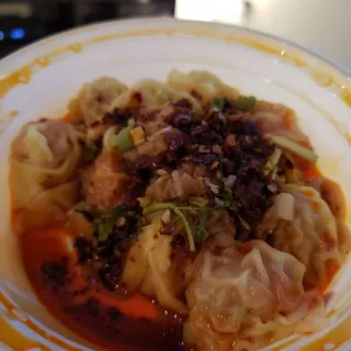 Wontons in Chili Oil