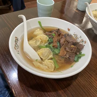 Braised Beef Wonton Noodle Soup