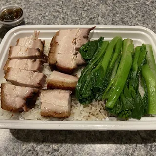 Roast Pig on Rice