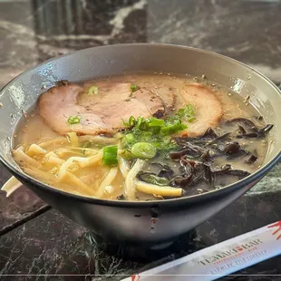 Tonkotsu ramen bowl - $17 - pricey but yum!!