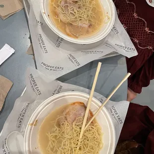 Actual noodle.