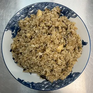 Mushroom & Salty Olive Green Fried Rice