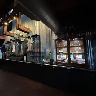 Inside restaurant