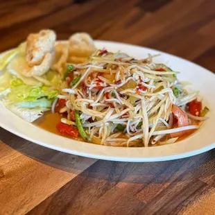 # somtum #papayasalad # # # #isancuisine #savory #delicious